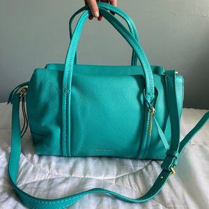 Vera Bradley Teal Leather Satchel